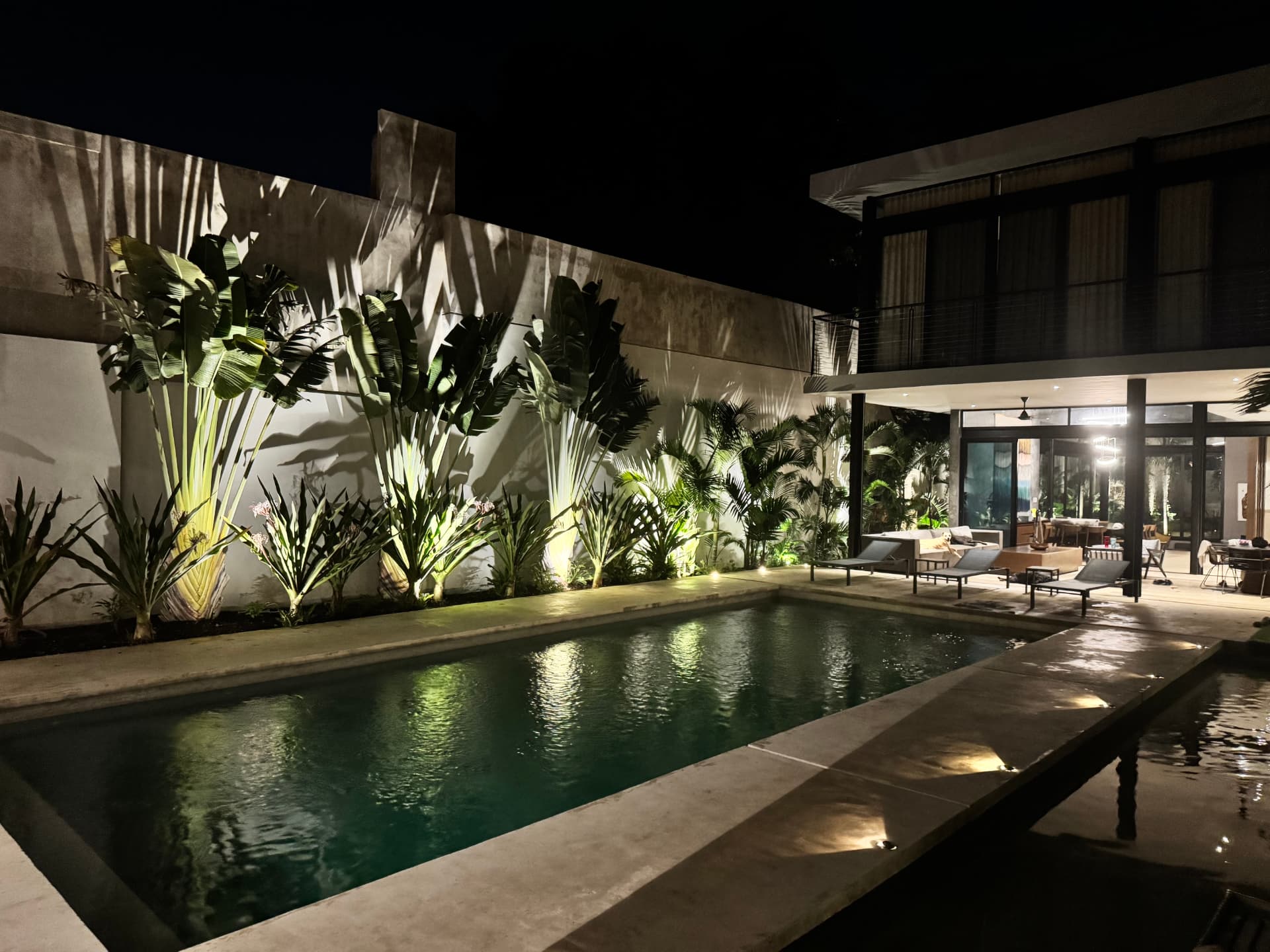 Pool courtyard